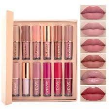 12 Colors Matte Liquid Lipstick Set